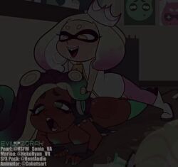 1futa 1girls 2d ahe_gao animated balls blush breasts cobatsart cum cum_in_pussy cum_inside dark-skinned_female dark_skin dickgirl fangs female footwear futa_on_female futanari handwear heart humanoid interracial intersex kissing larger_female legwear light-skinned_futa light_skin long_video longer_than_30_seconds longer_than_one_minute loop marina_(splatoon) nintendo nipples octoling on_top orgasm pale_skin pearl_(splatoon) penis pulsating_cumshot pumping_cum pussy sex small_dom_big_sub smaller_futa sound splatoon splatoon_2 tagme tentacle testicles video