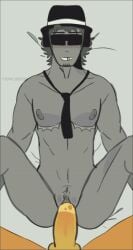 2d_animation animated chance_(forsaken) cum_in_pussy cuntboy cuntboy/male doublefedora duo fedora forsaken_(roblox) gay gay_sex grey_body intersex mafioso_(dream_game) mafioso_(forsaken) male male_only mastectomy_scar mewcasstea muscular muscular_cuntboy offscreen_character penetration penis penis_in_pussy pussy shades tie_only top_surgery_scars vaginal_penetration yaoi yellow_body