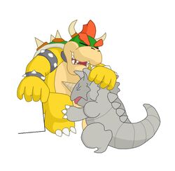 bara bowser crossover fellatio mabit male_only mario_(series) nintendo oral pokemon pokemon_(species) rhydon tagme