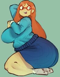 ass big_ass big_breasts breasts fat_ass female glasses kindergarten_(game) kindergarten_3 large_ass long_hair ms._lovelett spinarooz teacher thick_thighs thunder_thighs