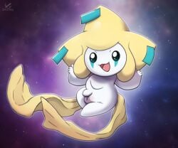 1boy 4_fingers balls ballsack flaccid flaccid_penis gay gay_male genitals humanoid_genitalia humanoid_penis in_space jirachi male male_only no_humans non-human non-human_only penis pokemon pokemon_(species) pokemon_only small_penis smile solo solo_male space tagme tiny_penis zeklullaby