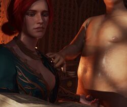 triss merigold from cd projekt red by v-woods