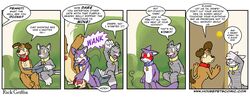 anthro balls blue_eyes blush canine casual collar comic dialogue edit english_text feline grape_jelly_(housepets!) housepets! humanoid interspecies male masturbation nude peanut_butter_(housepets!) res_(housepets!) rick_griffin webcomic yellow_eyes