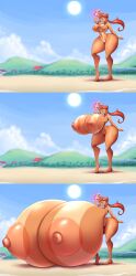 1girls 2d 2d_(artwork) alternate_ass_size alternate_breast_size alternate_skin_color ass beach bikini_tan bikini_tanline breast_expansion breasts breasts_bigger_than_body breasts_bigger_than_head breasts_bigger_than_torso breasts_on_floor colossal_breasts enormous_breasts expansion expansion_sequence female game_freak gigantic_breasts growth happy happy_expansion happy_female huge_ass human human_female human_only hyper hyper_breasts looking_at_viewer lorelei_(pokemon) massive_breasts meat_wall_(body_type) metachoke multiple_images naked naked_female nintendo nude nude_female pokemon pussy sequence smile smiling smiling_female solo solo_female tagme tan tan_body tan_skin tanline tanned tanned-skinned_female tanned_body tanned_female tanned_girl tanned_skin