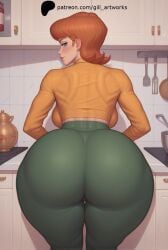 ass back_view backside cartoon cartoon_network cartoony dexter's_laboratory dexter's_mom from_behind from_behind_position gill_artworks kitchen kitchen_counter kitchen_sex kitchen_table massive_ass massive_butt massive_thighs massive_tits milf milfhunter228 milfification milfs mommy mommy_kink mother mother_and_child mother_and_son mother_and_son_(lore) red_hair redhead_female