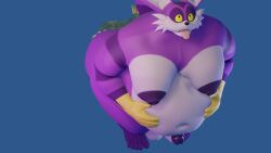 3d alligator anthro ass ass_grab balls belly belly_button belly_grab belly_overhang big_the_cat butt_lick butt_licking cock crossover donkey_kong_(series) feline furry gay holding_belly k_rool male male_only moobs nipples penis purple_body scalie sonic_(series) sonic_the_hedgehog_(series) tail thatsillyguy tongue tongue_out