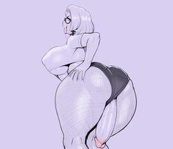 1futa big_ass big_breasts big_butt big_penis blood flaccid futa_only futanari glasses goth huge_ass huge_breasts huge_butt huge_cock intersex large_ass large_breasts large_penis megane open_mouth red_eyes sawacoe short_hair solo solo_futa thick_thighs vampire