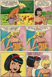 1milf 2girls bikini comic female sapphic yuri