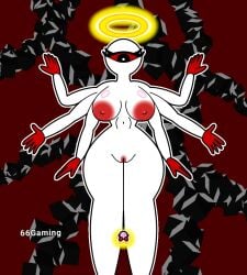 02_(kirby) 2d 2d_(artwork) 2d_artwork 66gaming angel big_breasts boobs_out breasts breasts_out cyclops cyclops_girl digital_art digital_drawing_(artwork) digital_media digital_media_(artwork) eldritch_horror fanart female female_focus female_only goddess huge_breasts humanoid kirby_(series) milf mommy monster monster_girl mother multiple_arms nipples no_mouth no_nose one_eye pussy solo solo_female solo_focus tits_out white_body white_skin zero_two