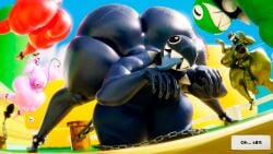 1:1 3d 3d_(artwork) 5girls absurd_res anthro areolae ass ass_bigger_than_head big_ass big_breasts big_thighs blue_body breasts breasts_bigger_than_head chain_chomp chained chains collar curvaceous curvy curvy_figure female gigi_(thecoatl034) glistening_body golden_skin green_skin group hi_res huge_breasts huge_butt humanoid mario_(series) mario_bros nintendo nipples not_furry panflestudios pink_skin plug_(sex_toy) puffy_areola puffy_nipples sharp_teeth slightly_chubby smash solo spikes tagme teeth text thick_thighs voluptuous wet wet_body wide_hips