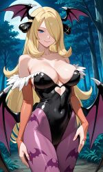 cynthia (pokemon) from darkstalkers
