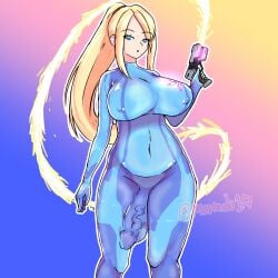 samus aran from metroid by monado17