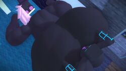 2025 2boys 3d 3d_animation ass balls big_balls big_butt big_penis black_body black_fur blue_eyes blue_penis bubble_ass bubble_butt enderman gay gigantic_butt hat hb_(hb_the_ender) hbtheender huge_ass huge_butt huge_cock larger_male male male/male male_on_male minecraft music naked naked_male penis pink_eyes pink_hair purple_hat rosse_(stemingbunbun) shorter_than_one_minute smaller_male smile sound tagme video voluptuous voluptuous_male
