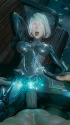 1boy1girl 3d android fury3d gifdoozer glowing_eyes heart-shaped_pupils huge_cock nier:_automata open_mouth public public_sex robot robot_girl robot_penetrated tagme translucent_body transparent_body yorha_2b