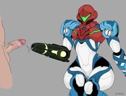 armored samus from metroid by jeffman24