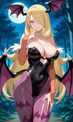 cynthia (pokemon) from darkstalkers