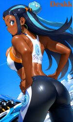 nessa (pokemon) from game freak by deskk