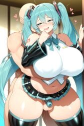hatsune miku from vocaloid