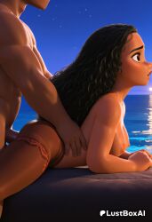 moana waialiki from disney by lustboxai