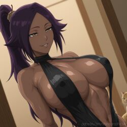 shihouin yoruichi from bleach by shinographicsai