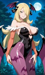 cynthia (pokemon) from darkstalkers