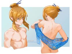 link from the legend of zelda by arupi art