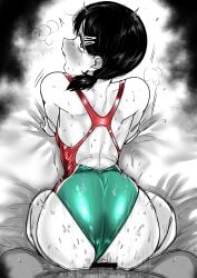 1boy 1boy1girl 1girls bodysuit censored chainsaw_man dubcon female female_penetrated flat_chest flat_chested from_behind from_behind_position higashiyama_kobeni kaiman_garupan kobeni_higashiyama latex latex_bodysuit latex_clothing latex_suit male male/female male_penetrating male_penetrating_female noncon nonconsensual petite petite_body petite_female petite_girl rape raped_female raped_girl scared scared_expression scared_face scared_female sex sexual_assault straight straight_sex submissive_and_breedable sweat sweaty swimsuit tight_bodysuit unseen_character unseen_male unseen_male_face