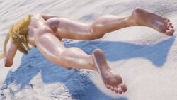 3d action_pose areolae ass athletic athletic_female bangs barefoot beach blonde_hair breasts bubble_butt busty emilie_de_rochefort eyeshadow female female_focus female_only hairless_pussy hourglass_figure light-skinned_female light_skin lipstick long_hair makeup medium_breasts mod namco namco_bandai navel nipples nude nude_female nudity outdoors outside pinup pinup_pose pose posing purple_eyes pussy shaved_pussy somalistreetlizard sweat sweating tagme taller_female tekken tekken_8 vagina wide_hips