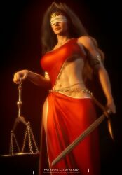 diana of themyscira from dc by alf3d