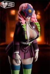 kanroji mitsuri from demon slayer by supercasket