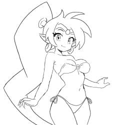 shantae (character) from shantae by soy-chan