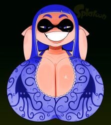 1girls breasts breasts_covered bust_portrait cringe edit female gigantic_breasts green_bra hands_behind_head horny horny_female huge_breasts hyper hyper_breasts inkling inkling_girl kaori_(splatoon) nintendo ota_(edit) presenting_breasts seductive seductive_look seductive_smile source_request splatoon waist_not_visible