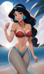 princess jasmine from aladdin by her brother drives a subaru