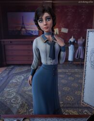 elizabeth comstock from bioshock by coffeeforsnails