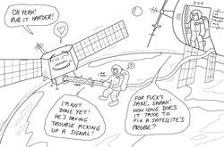 4chan anthro astronaut earth handjob humor inanimate living_machine nasa penis probe satellite space space_station text what