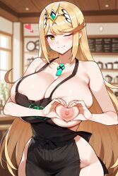 mythra from xenoblade (series) by doltai