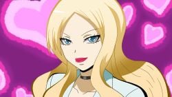 1girls 2d 2d_(artwork) 2d_artwork assassination_classroom blonde_hair blonde_hair_female blue_eyes digital_drawing_(artwork) digital_media_(artwork) ed_edd_n_eddy_mis_ed-ventures eyelashes female female_focus female_only flat_colors heart hearts_in_background human irina_jelavic light_skin light_skin_female light_skinned_female lips long_hair looking_at_viewer looking_pleasured pink_lips pink_lipstick pleasure_face purple_background redraw screencap_redraw screenshot_redraw serbian serbian_female smile smiling smiling_at_viewer solo solo_female solo_focus teacher