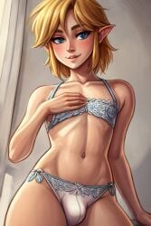 ai_generated bulge cute elf femboy gay link the_legend_of_zelda