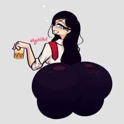 ass ass_expansion ass_inflation balloon_butt big_ass big_butt butt butt_expansion butt_inflation expansion expansion_fetish huge_ass huge_butt inflation inflation_fetish lychiiart synthesizer_v vocaloid yi_xi_(synthesizer_v)