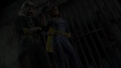 0zmann 3d anal anal_sex animated barbara_gordon batgirl batman_(series) black_cat_(marvel) blonde_hair bodysuit consensual cum_in_pussy cum_inside cum_on_face cumshot cumshot_on_face dialogue doggy_style dominant_female dominant_male fishhooking gotham_knights handjob interracial jail moaning netorare nightwing ntr old_man plot_twist prisoner red_hair reverse_cowgirl_position sound sucking_nipples superheroine tagme ugly_bastard ugly_man vaginal_penetration vaginal_sex video