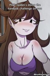 ahoykoi animated animated breasts brown_hair implied_sex jaiden jaiden_(jaiden_animations) jaiden_animations jaiden_dittfach jaidenanimations koianimations tiktok white_skin