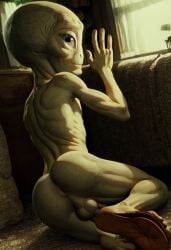 ai_generated alien anus ass ass_focus balls gay male_only paul_(film) paul_(paul) rodin666 yaoi