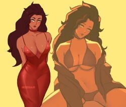 1girls big_breasts bikini breasts cleavage female female_only looking_at_viewer marvel marvel_rivals meziosaur scarlet_witch scarlet_witch_(marvel_rivals) wanda_maximoff