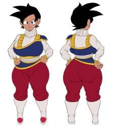 1girls armor armored_female big_ass big_breasts black_eyes black_hair boots character_sheet dark-skinned_female dark_skin detnox dragon_ball female female_focus huge_ass huge_breasts looking_at_viewer muscle muscular muscular_female original pose posing presenting presenting_ass presenting_breasts saiyan saiyan_girl short_hair smile smiling smiling_at_viewer solo solo_female solo_focus tomboy tufura_(detnox) voluptuous voluptuous_female yadrat_armor