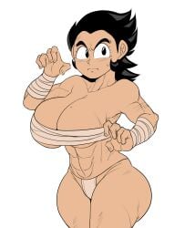 1girls big_ass big_breasts big_thighs black_eyes black_hair detnox dragon_ball female female_focus huge_ass huge_breasts huge_thighs looking_at_viewer monkey_girl original original_character pose posing posing_for_the_viewer saiyan saiyan_girl short_hair solo solo_focus tomboy voluptuous voluptuous_female