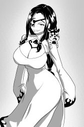 1girl 1girls bedroom_eyes big_breasts clothed dressed female female_focus female_only girl huge_breasts jfleng kyoka_kurogane manga_style standing thick thick_legs thick_thighs tiger ultimate_exorcist_kiyoshi woman