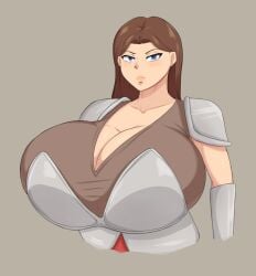 1female 1girls artistdex big_breasts big_breasts breasts breasts brown_hair brunette_female brunette_hair brunette_hair_female cleavage female female female female_focus female_only huge_breasts huge_breasts large_breasts large_tits massive_breasts massive_tits solo solo_female solo_focus tagme