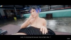 1boy 1girls breasts female nude penis penis_out reina_mishima tekken tekken_8 vekkte