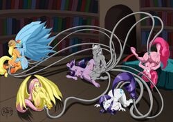 6girls anal anthro anus applejack_(mlp) ass big_breasts breasts cutie_mark da_goddamn_batguy equine female fluttershy_(mlp) friendship_is_magic horse male mane_six_(mlp) my_little_pony penetration pinkie_pie_(mlp) pony rainbow_dash_(mlp) rarity_(mlp) sex smooth_skin tamati twilight_sparkle_(mlp) vaginal_penetration what