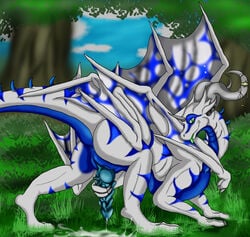 blue cum dragon feral graffitidragon green iggy male masturbation messy penis solo tongue wings